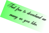 Feel free to downland an many as you like.