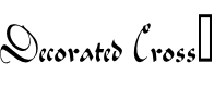 Decorated Cross