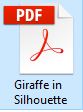 Giraffe in Silhouette (Cross-Stitch Pattern).pdf